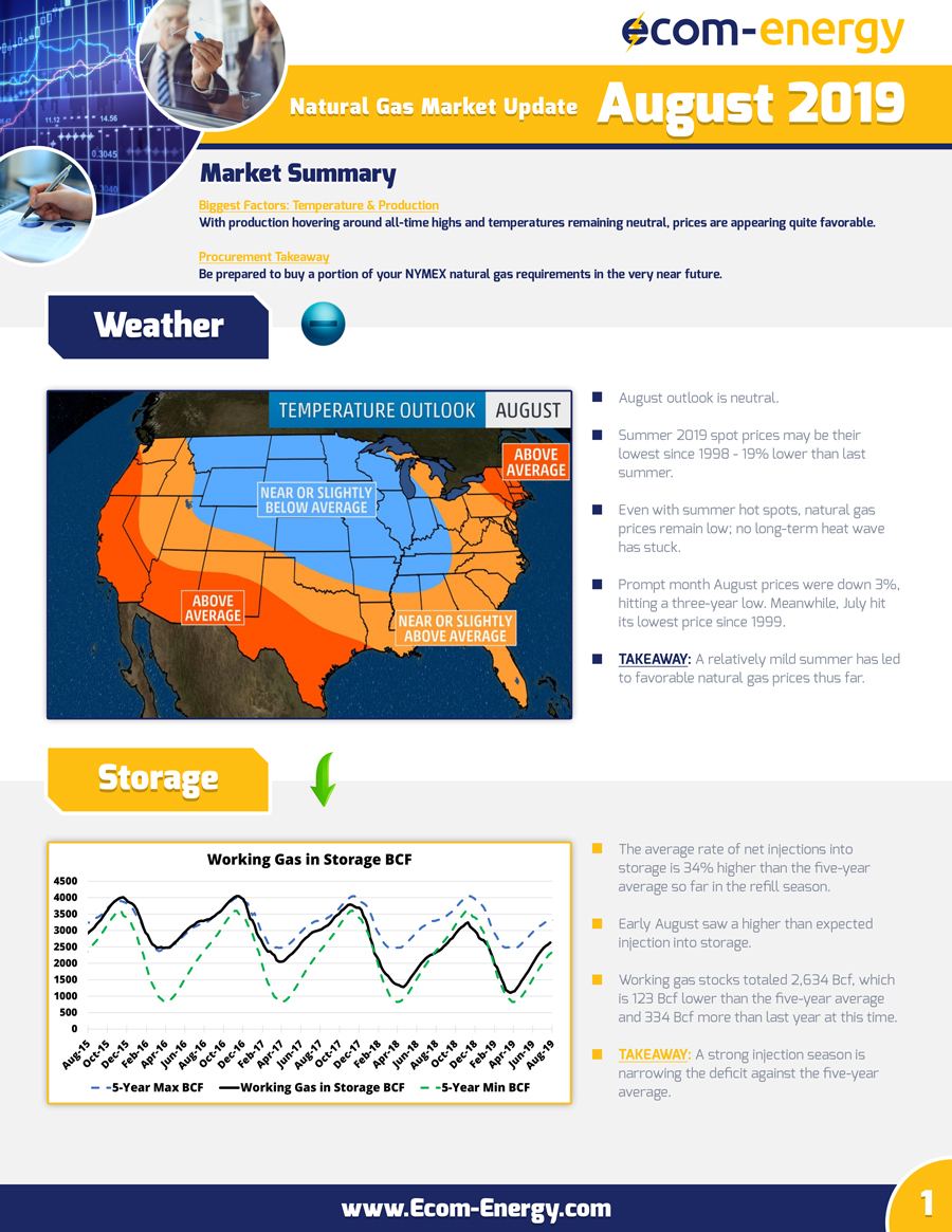 Ecom-Energy's August 2019 Market Update - Page 1