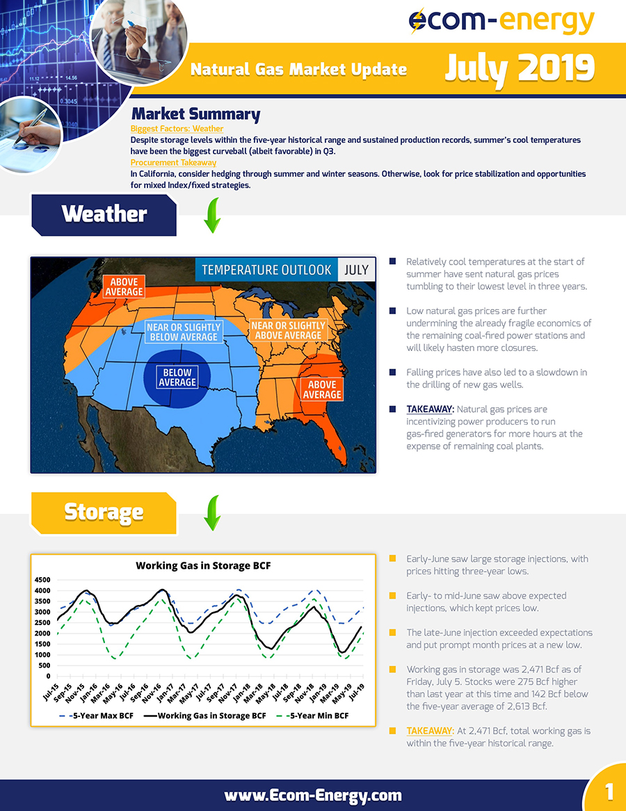 Ecom-Energy's July 2019 Market Update - Page 1