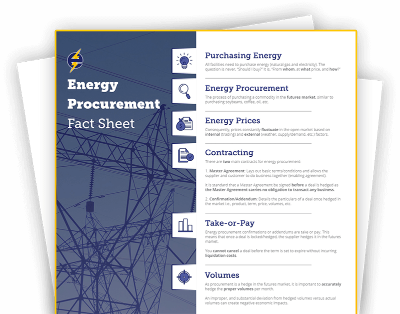Ecom-Energy's Procurement Fact Sheet
